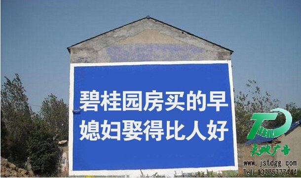 墙体广告,碧桂园,墙体广告制作公司